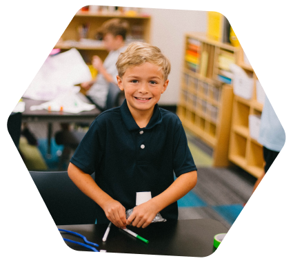 Lincoln Christian elementary student