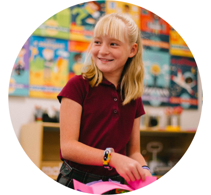 Lincoln Christian elementary student